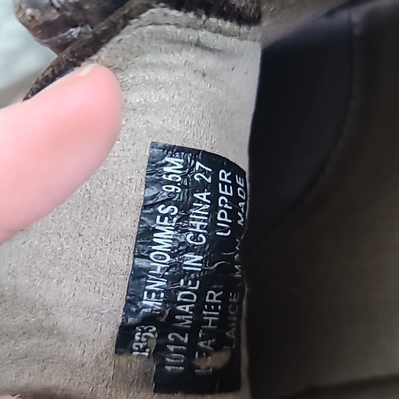 Clarks Shacre brown leather boots - Picture 8 of 11